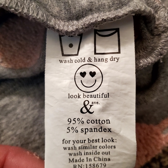 Ampersand Avenue Womens S Gray & Pink Embroidered Kangaroo Pocket Double Hoodie - Picture 11 of 14